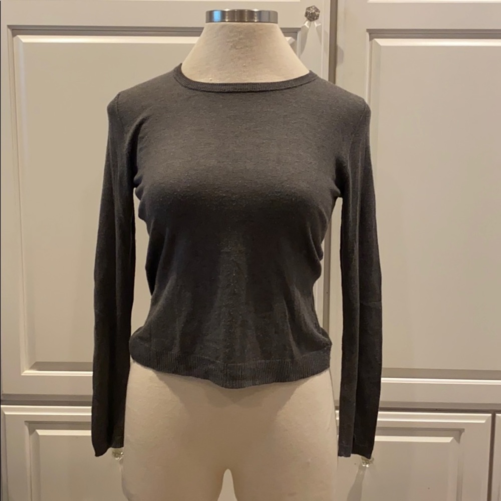Gray sweater